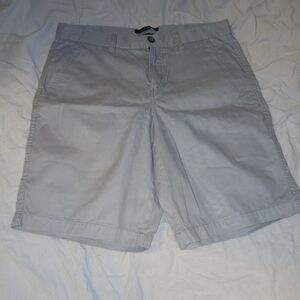 EUC Marc Anthony Slim Fit Gray Khaki Shorts 30